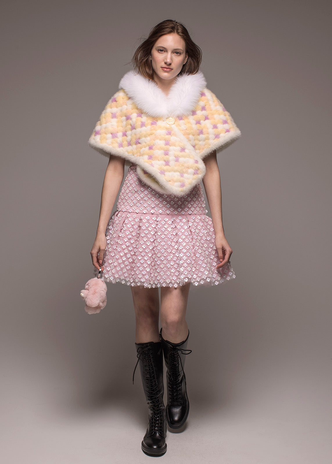 モザイク ドゥ チエ トリミングストール – CHIE IMAI GROUP