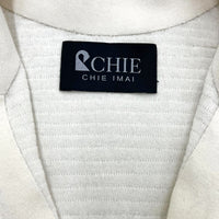 Mink collarless Knit Jacket
