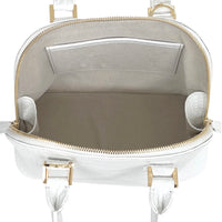 Wide‑Open Mini Shoulder & Tote - White