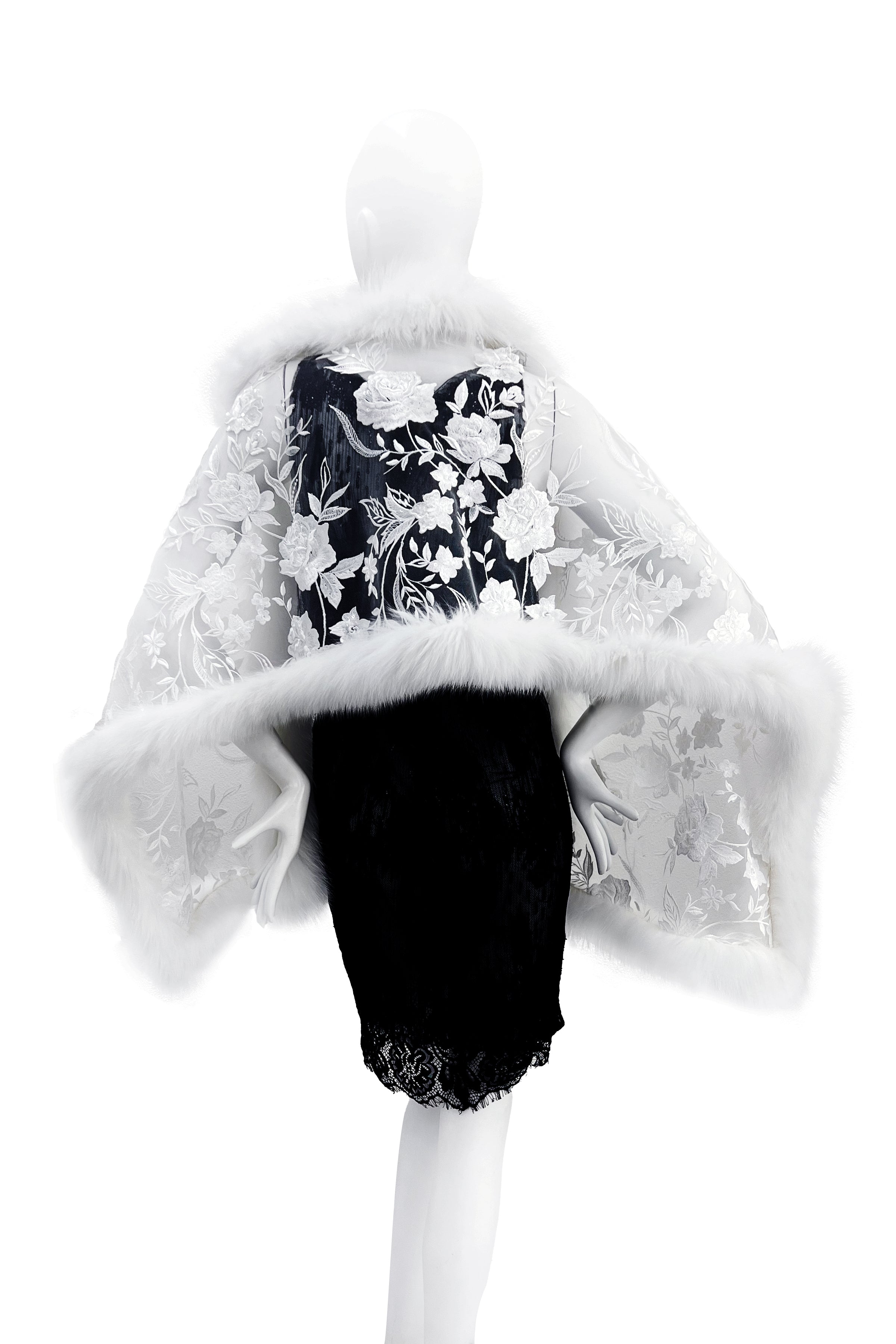 CHIMAKI チマキ レースストール 未使用 ちまき チマキ chimaki バッグ レース モチーフ レディース ベロア