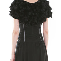 Flowery Knitted Bolero