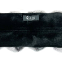 Rex Fur Rose Velvet Muffler