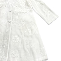 メッシュ ドゥ チエ - コットンメッシュ Vネックコート