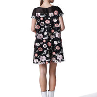 Floral A-line Lace Dress