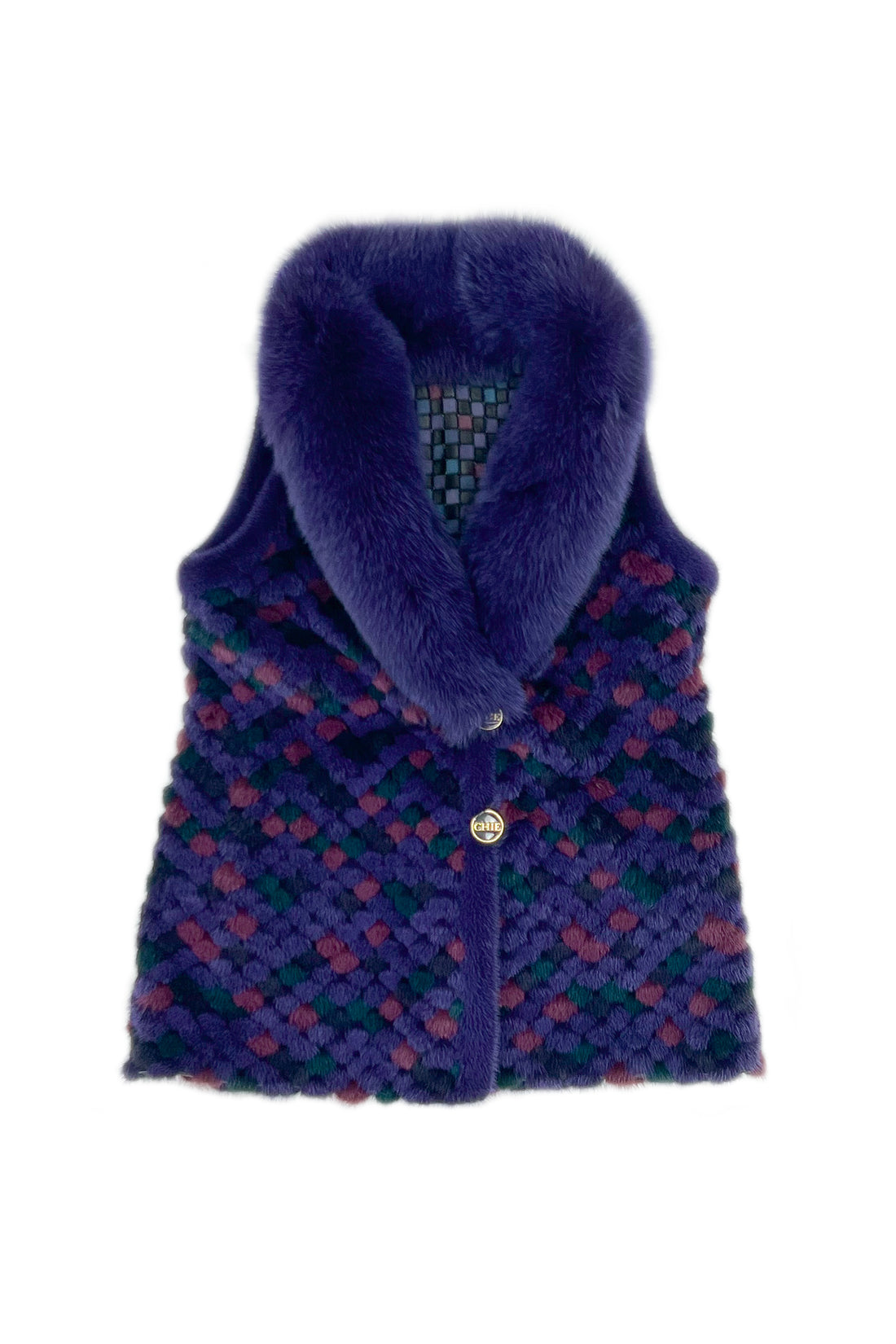 MOSAIQUE de CHIE Mink Fox Vest