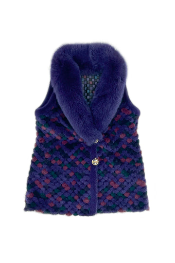 MOSAIQUE de CHIE Mink Fox Vest