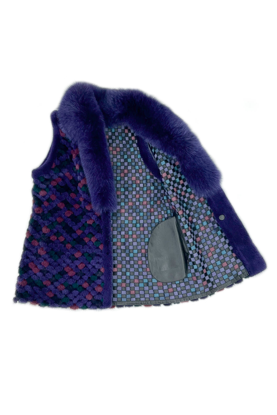 MOSAIQUE de CHIE Mink Fox Vest