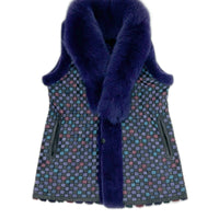 MOSAIQUE de CHIE Mink Fox Vest