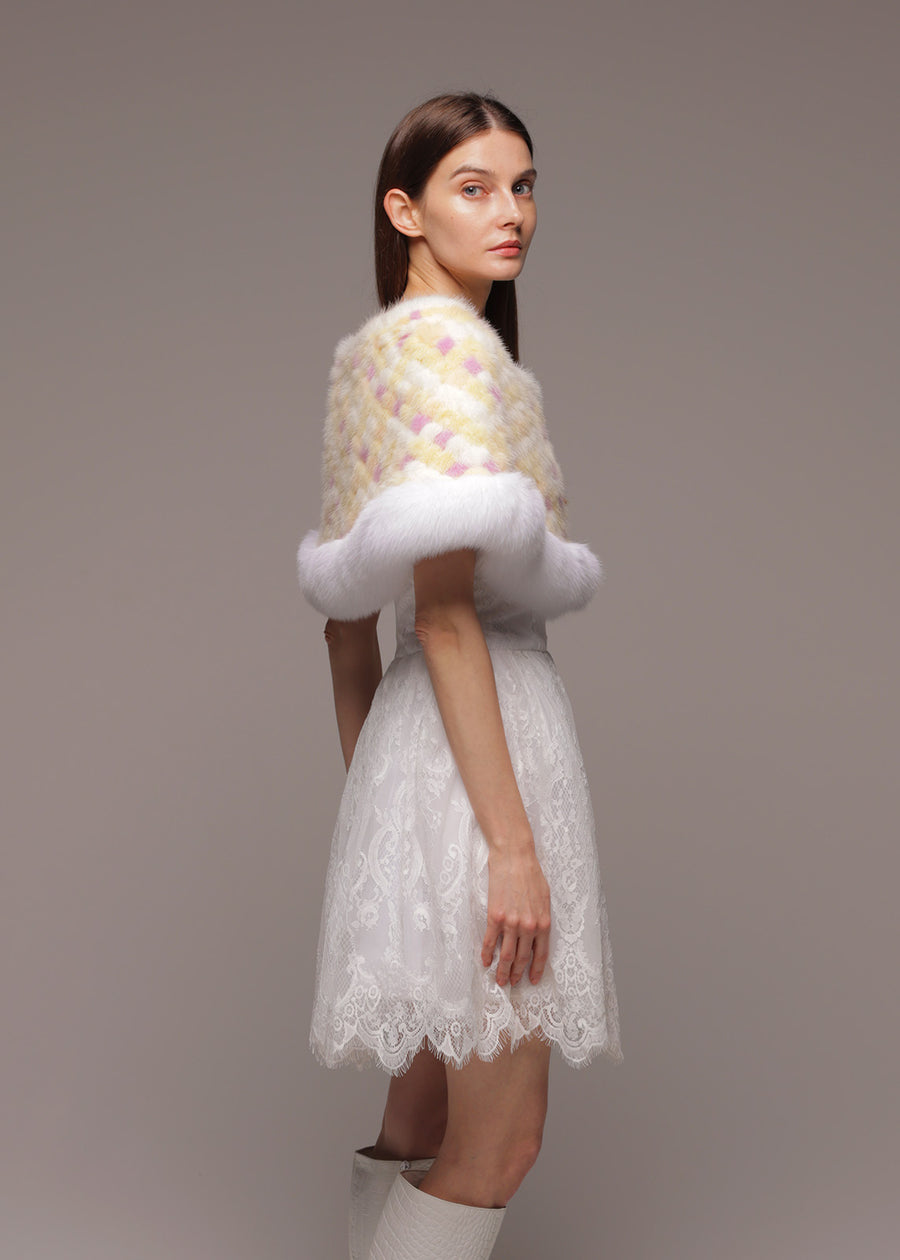 モザイク ドゥ チエ トリミングケープ