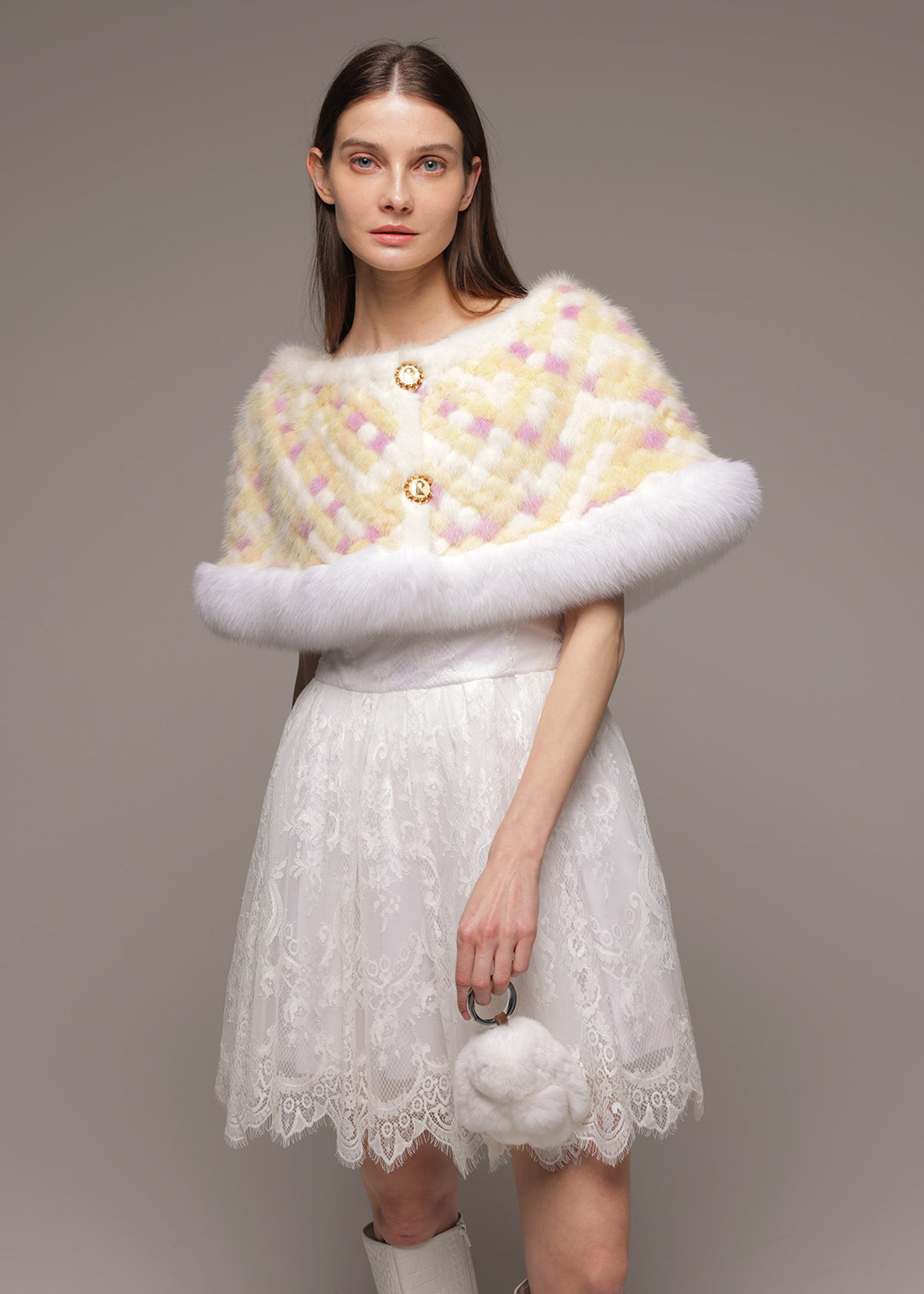 モザイク ドゥ チエ トリミングケープ