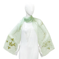  CHIE IMAI Scarf Collection - Pearl Of India "Mint Green"