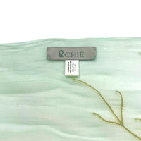  CHIE IMAI Scarf Collection - Pearl Of India "Mint Green"