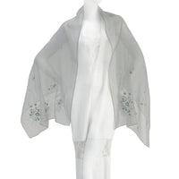  CHIE IMAI Scarf Collection - Pearl Of India "Grey"