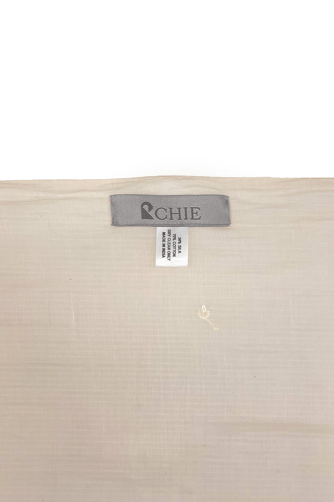  CHIE IMAI Scarf Collection - Pearl Of India "Beige / White"