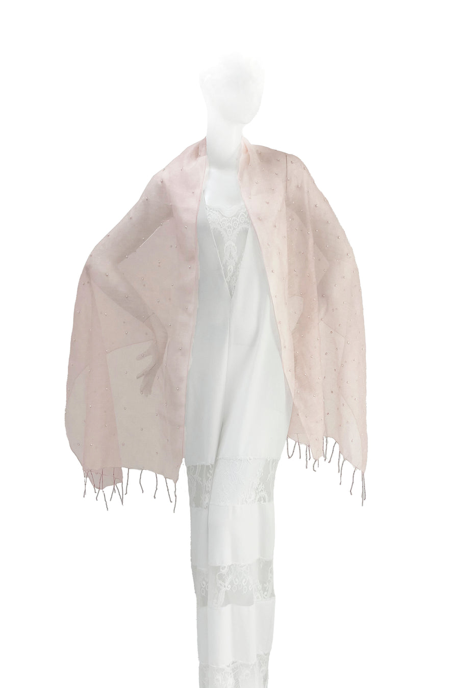  CHIE IMAI Scarf Collection - Pearl Of India "Pink"