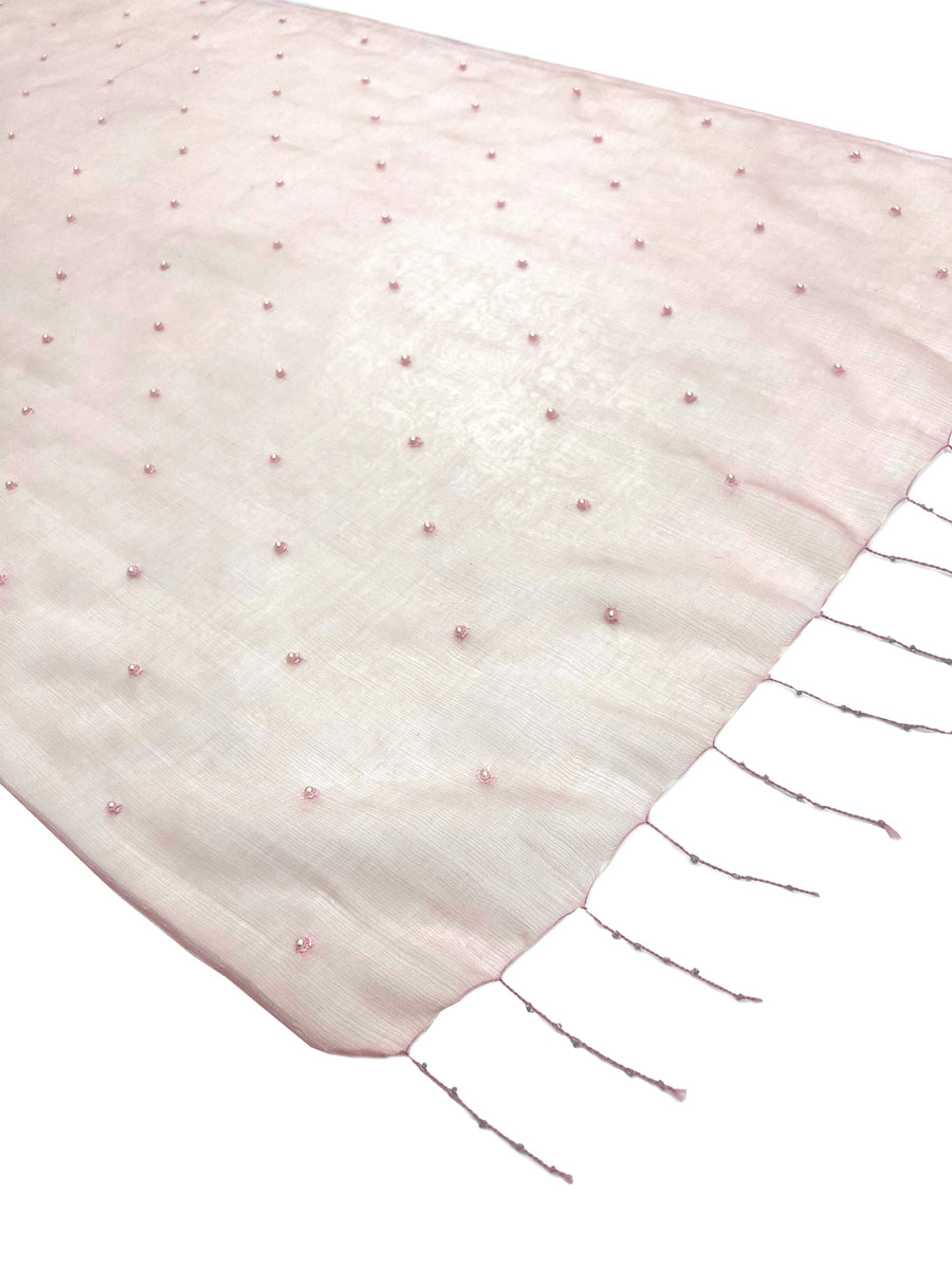  CHIE IMAI Scarf Collection - Pearl Of India "Pink"