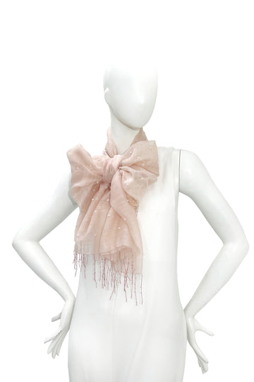 CHIE IMAI Scarf Collection - Pearl Of India "Pink"