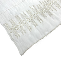  CHIE IMAI Scarf Collection - Pearl Of India "WHITE"