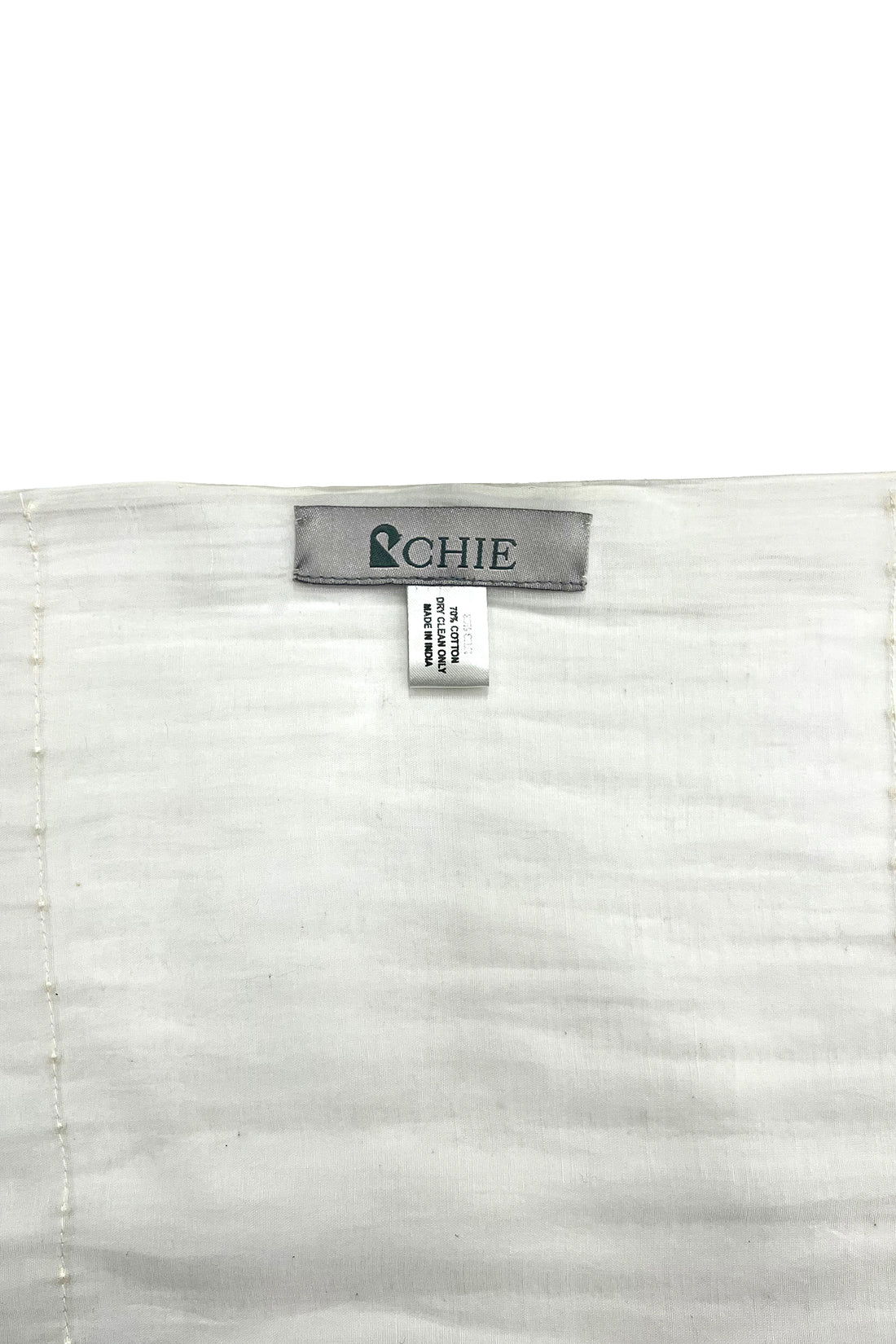  CHIE IMAI Scarf Collection - Pearl Of India "WHITE"