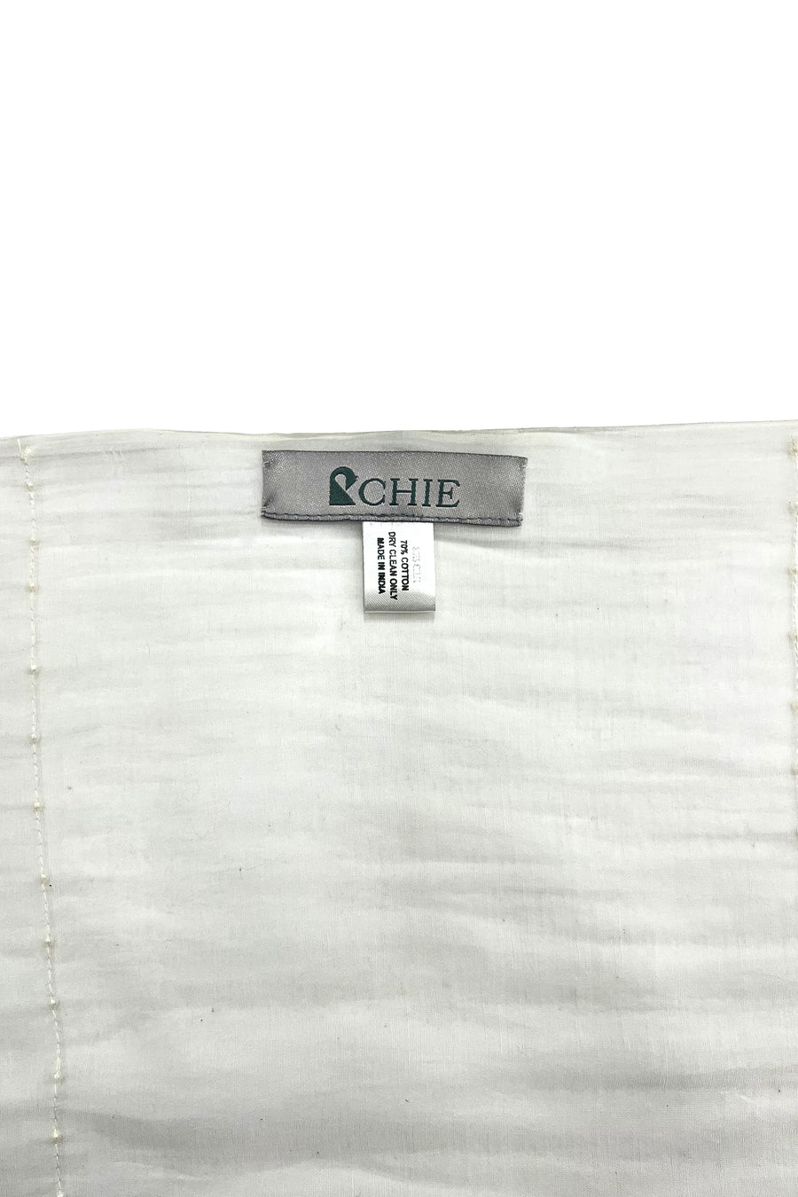  CHIE IMAI Scarf Collection - Pearl Of India "WHITE"