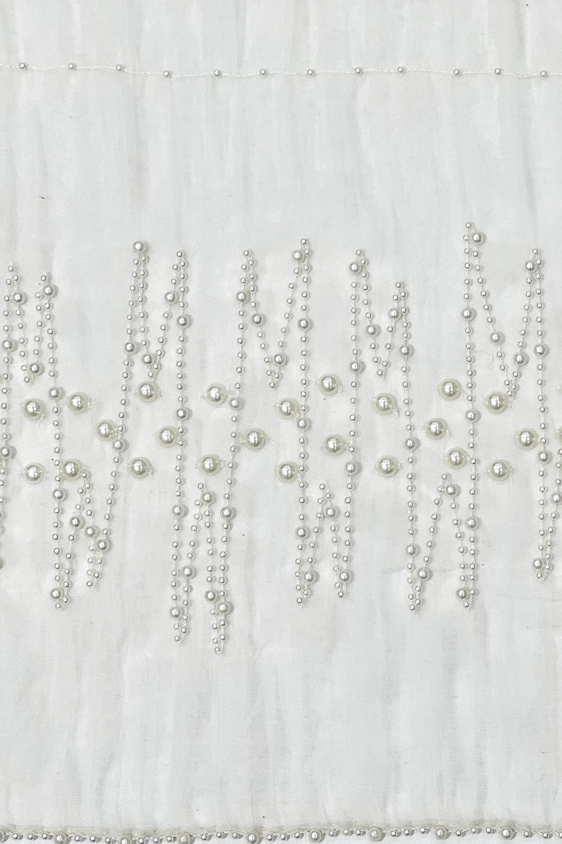  CHIE IMAI Scarf Collection - Pearl Of India "WHITE"