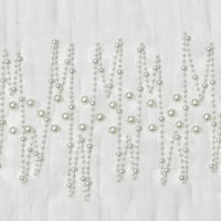 CHIE IMAI Scarf Collection - Pearl Of India "WHITE"