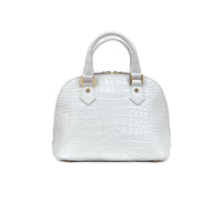 Wide‑Open Mini Shoulder & Tote - White