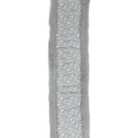 Fox Fur Trim Lace Stole - GREY