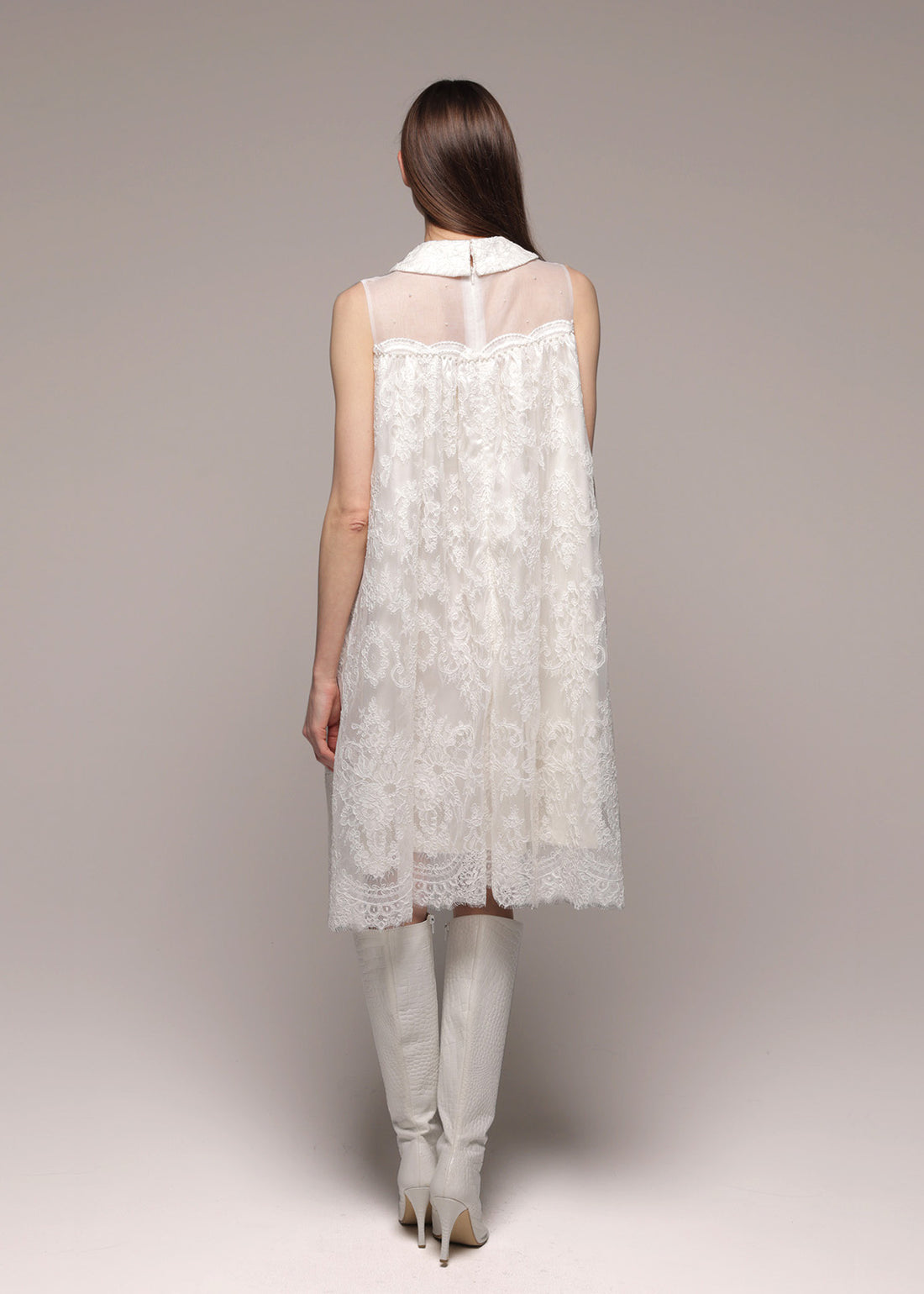 Gathering A-Line Dress