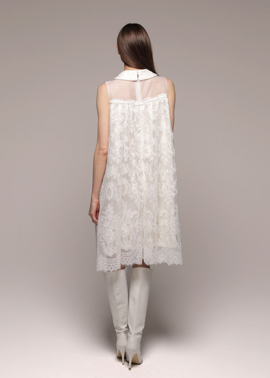 Gathering A-Line Dress