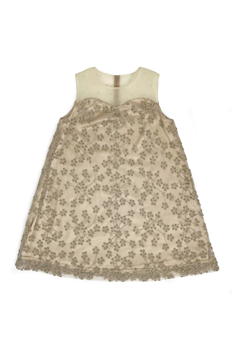 Gold Spakle A-Line dress
