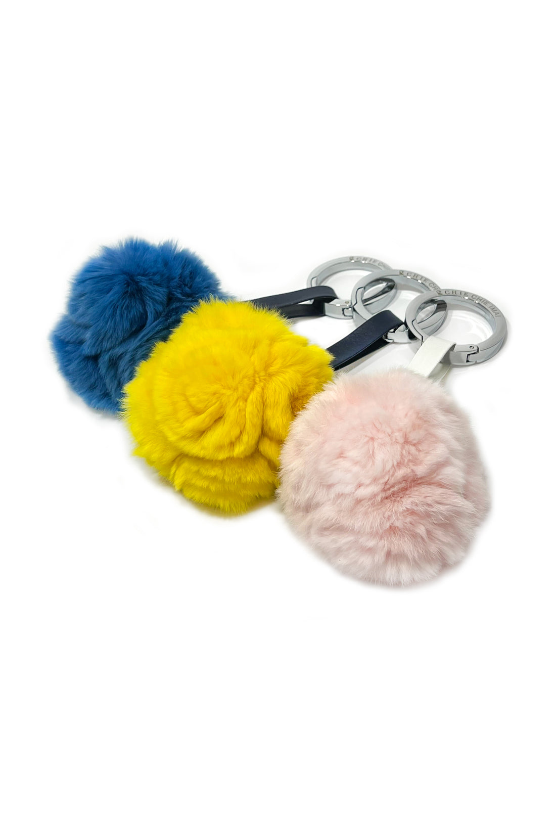 Rex Fur Flower Charm