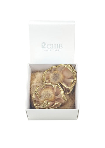 CHIE IMAI Sable Petit Knit Scarf