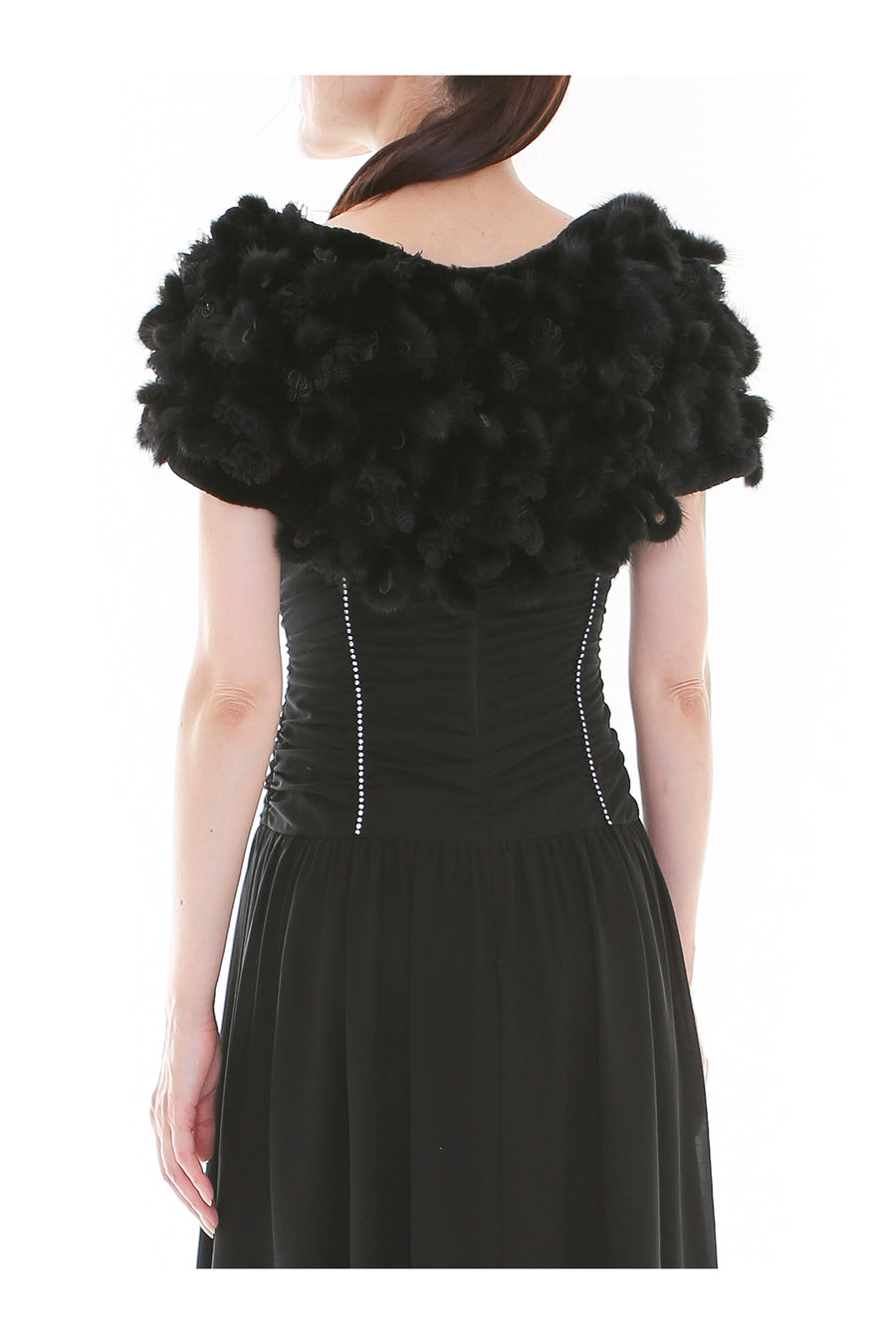 Flowery Knitted Bolero