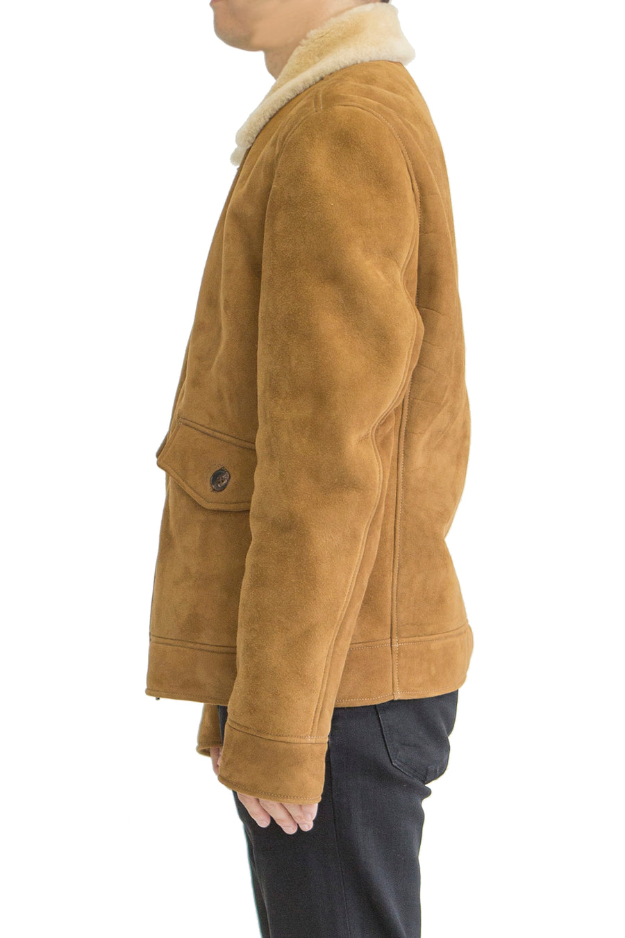 CHIE IMAI Men Lamb Shearling Jacket