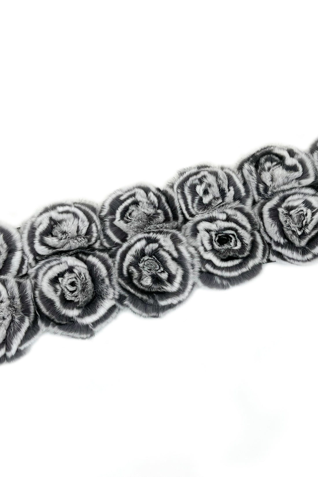 Rex Fur Rose Velvet Muffler