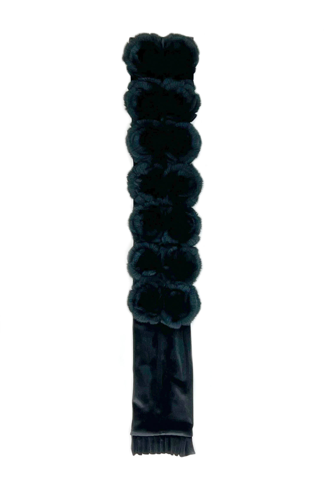Rex Fur Rose Velvet Muffler