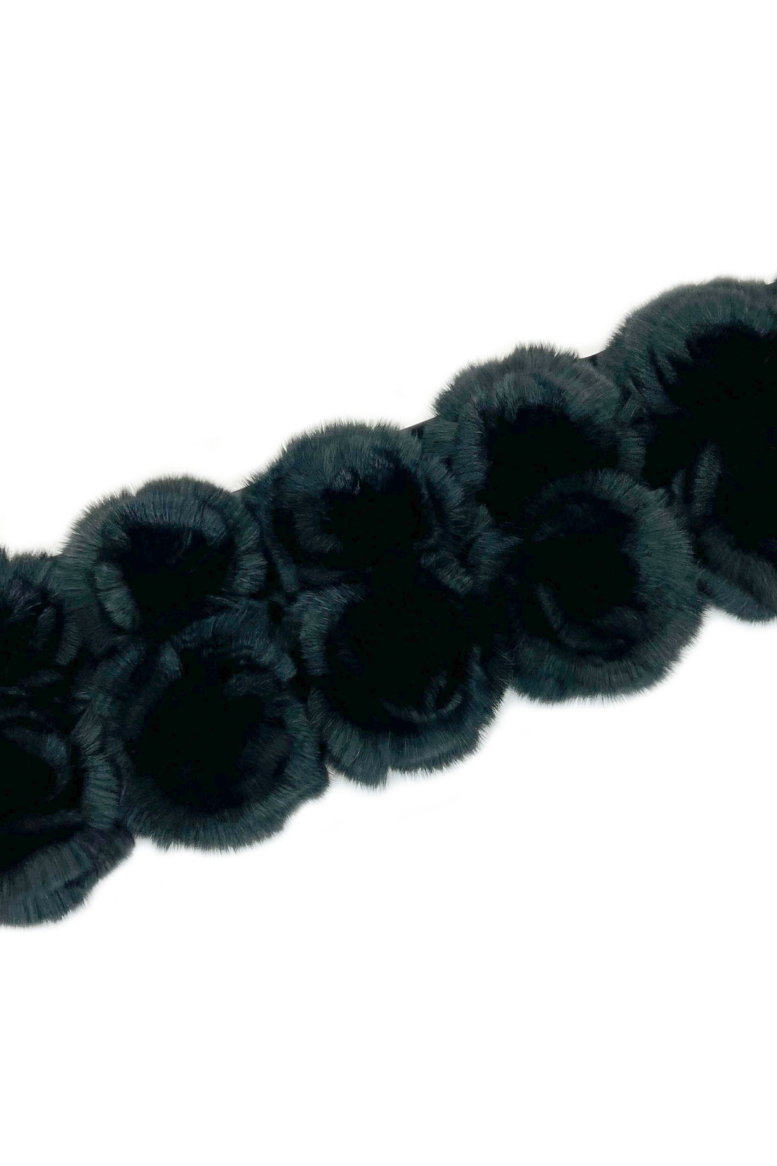 Rex Fur Rose Velvet Muffler