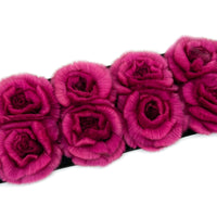 Rex Fur Rose Velvet Muffler