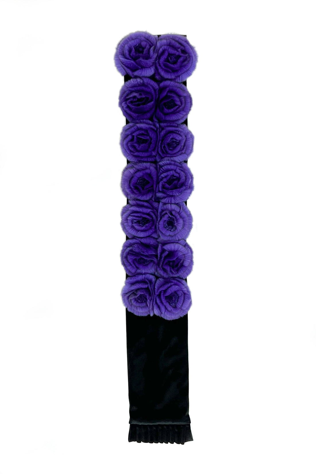 Rex Fur Rose Velvet Muffler