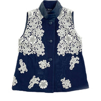  MESH de CHIE Cotton Mesh Stand Collar Vest