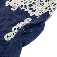 MESH de CHIE Cotton Mesh Stand Collar Vest