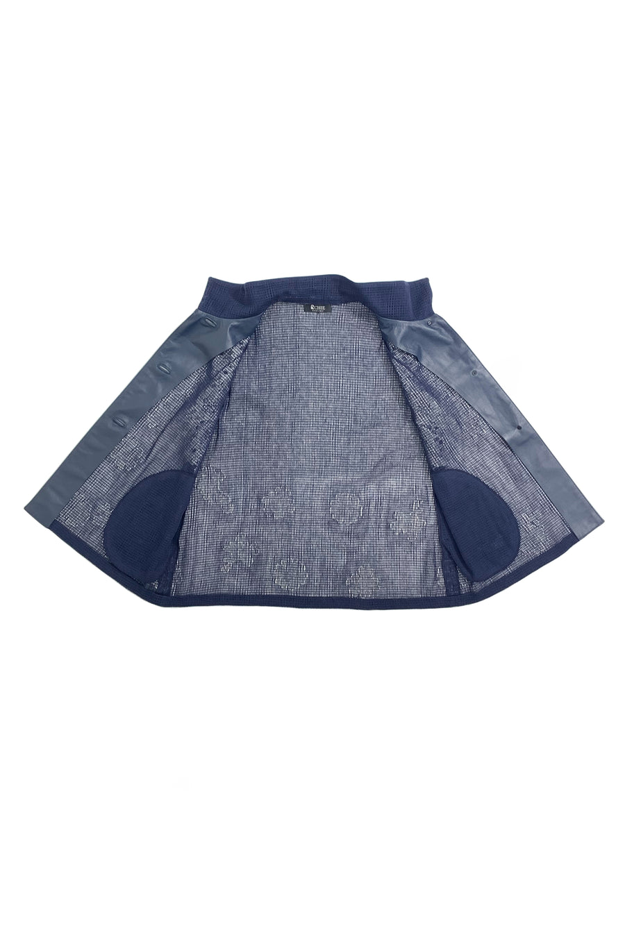  MESH de CHIE Cotton Mesh Stand Collar Vest