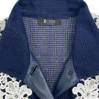  MESH de CHIE Cotton Mesh Stand Collar Vest