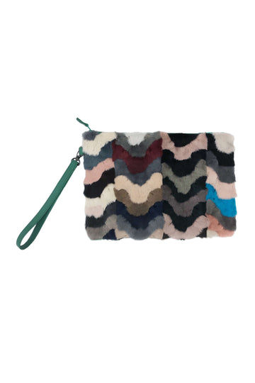 Mink Made Clutch Bag - Green