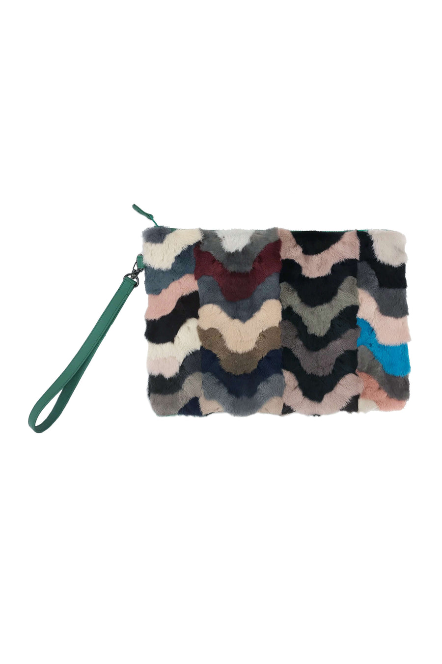 Mink Made Clutch Bag - Green