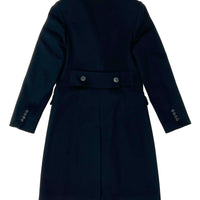Virgin wool coat with mink