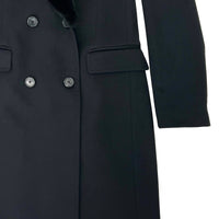 Virgin wool coat with mink