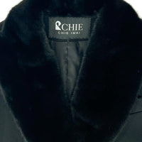 Virgin wool coat with mink