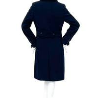 Virgin wool coat with mink